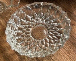 Vintage Kristallen Asbak - Elegant Design, Ophalen of Verzenden
