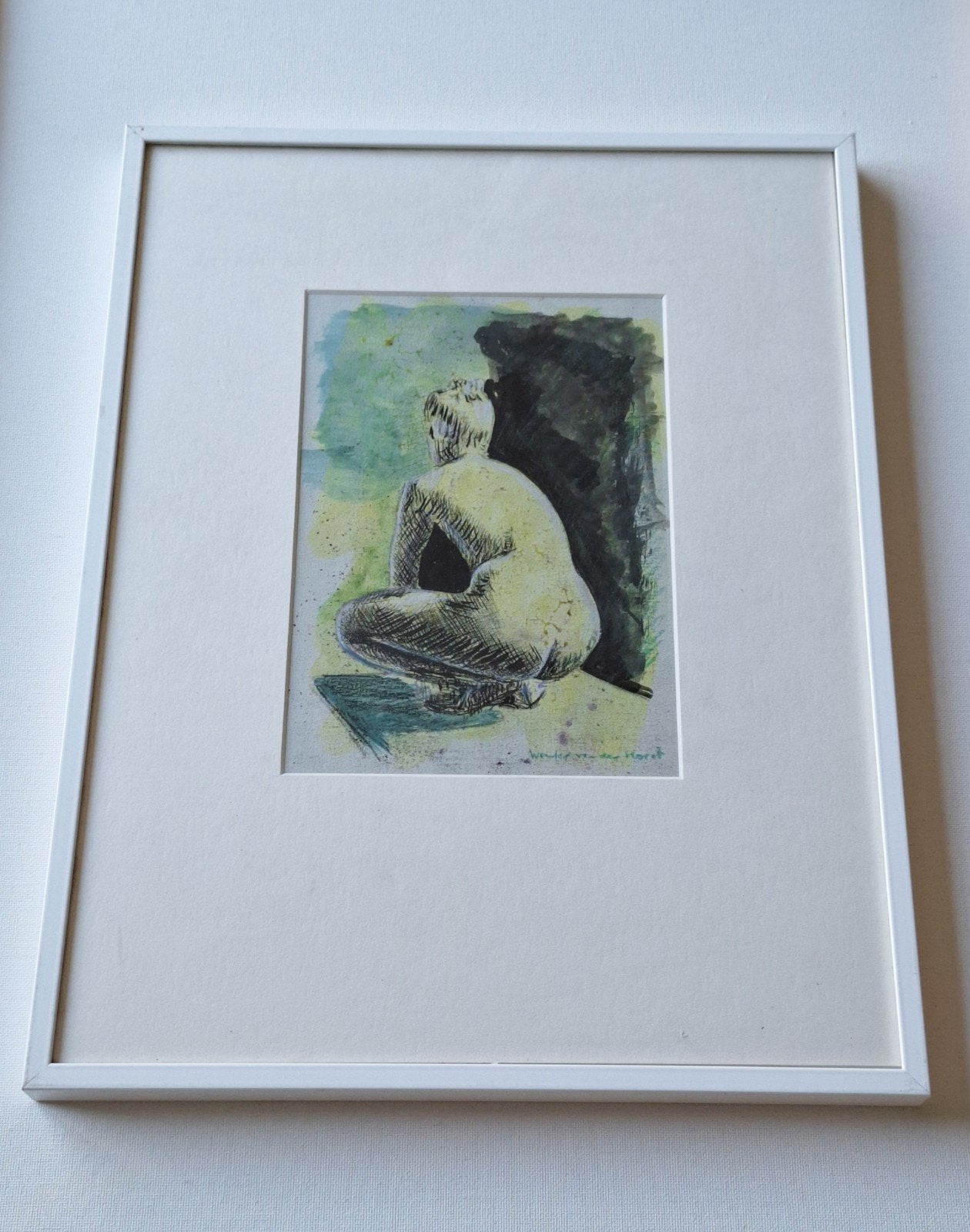 Schilderij - Naakt, Ophalen of Verzenden