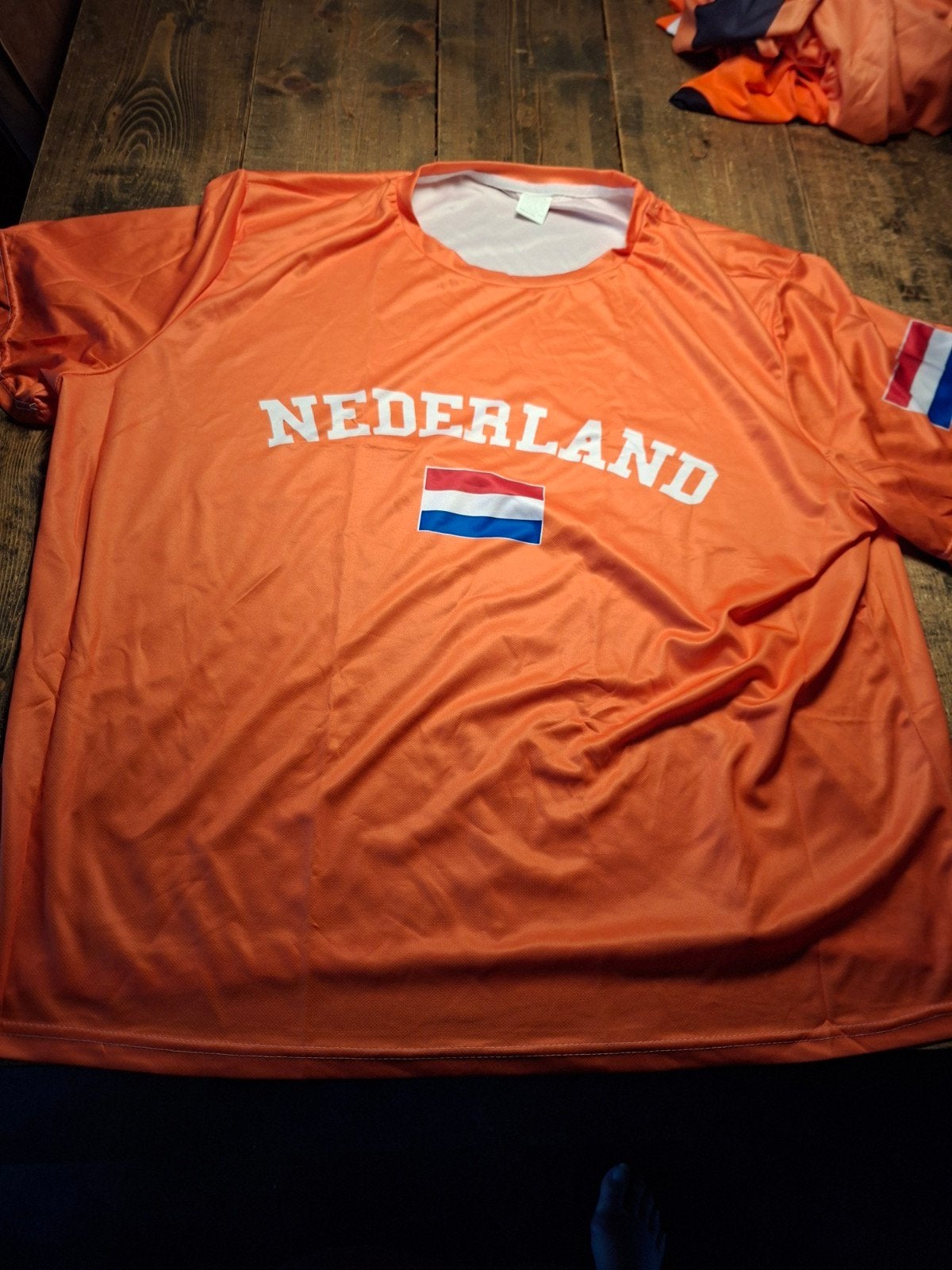 Oranje Nederland Shirt 6XL - Supportersshirt, Kleding | Heren, T-shirts, Onbekend, Ophalen of Verzenden, Gedragen, Overige maten