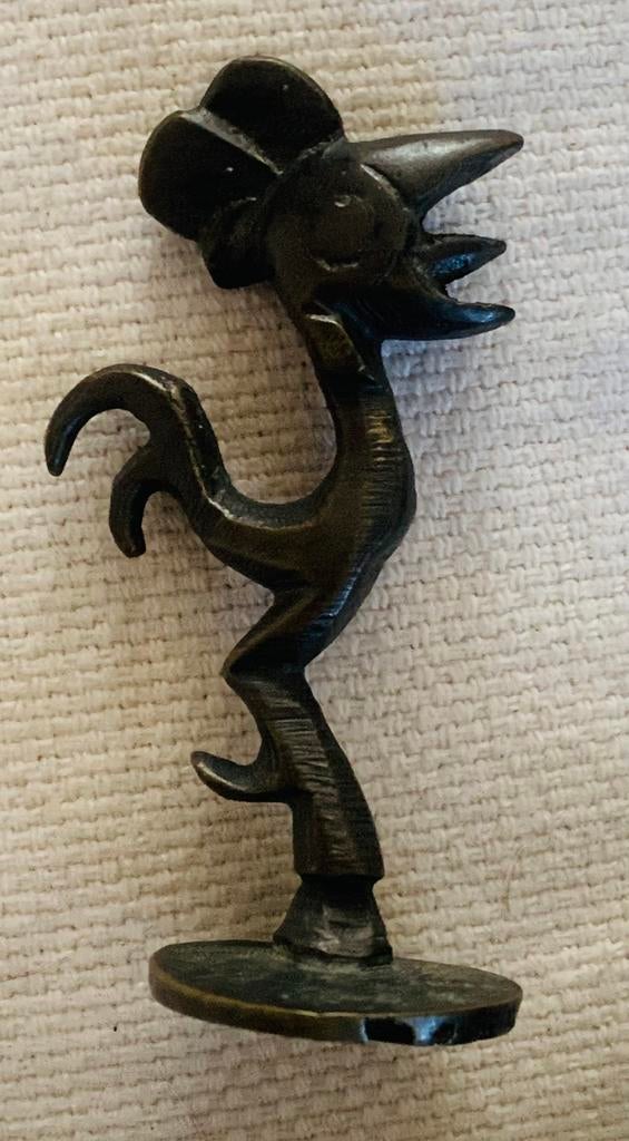 Karl Hagenauer brons sculptuurtje Haan?, Ophalen of Verzenden, Brons