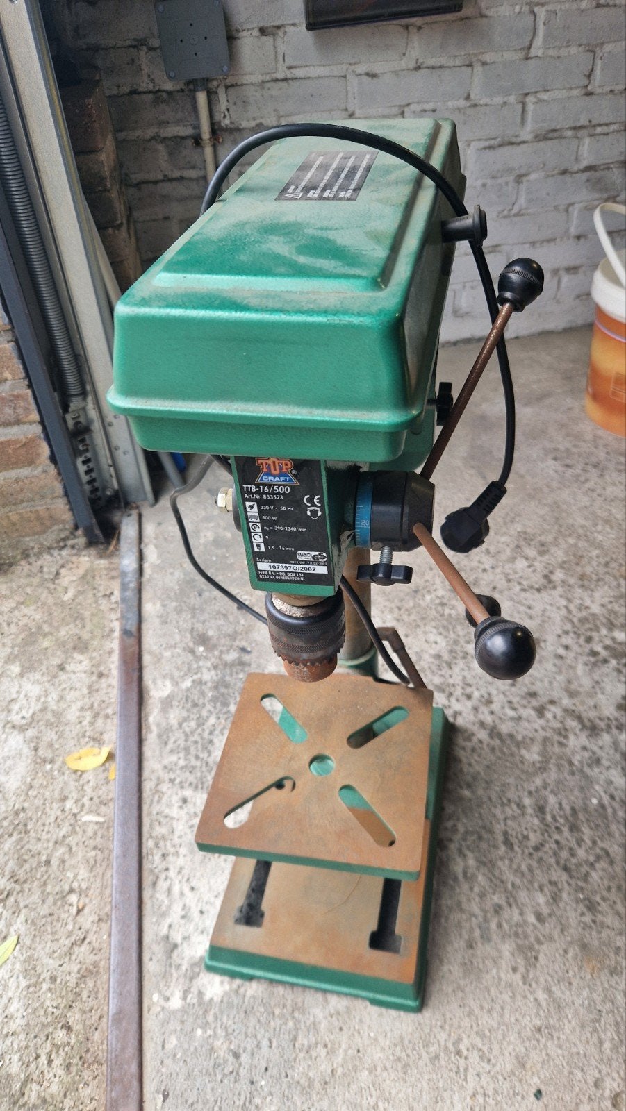 Tafelboormachine - Kolomboormachine, Ophalen, Gebruikt, 400 tot 600 watt, Kolomboormachine
