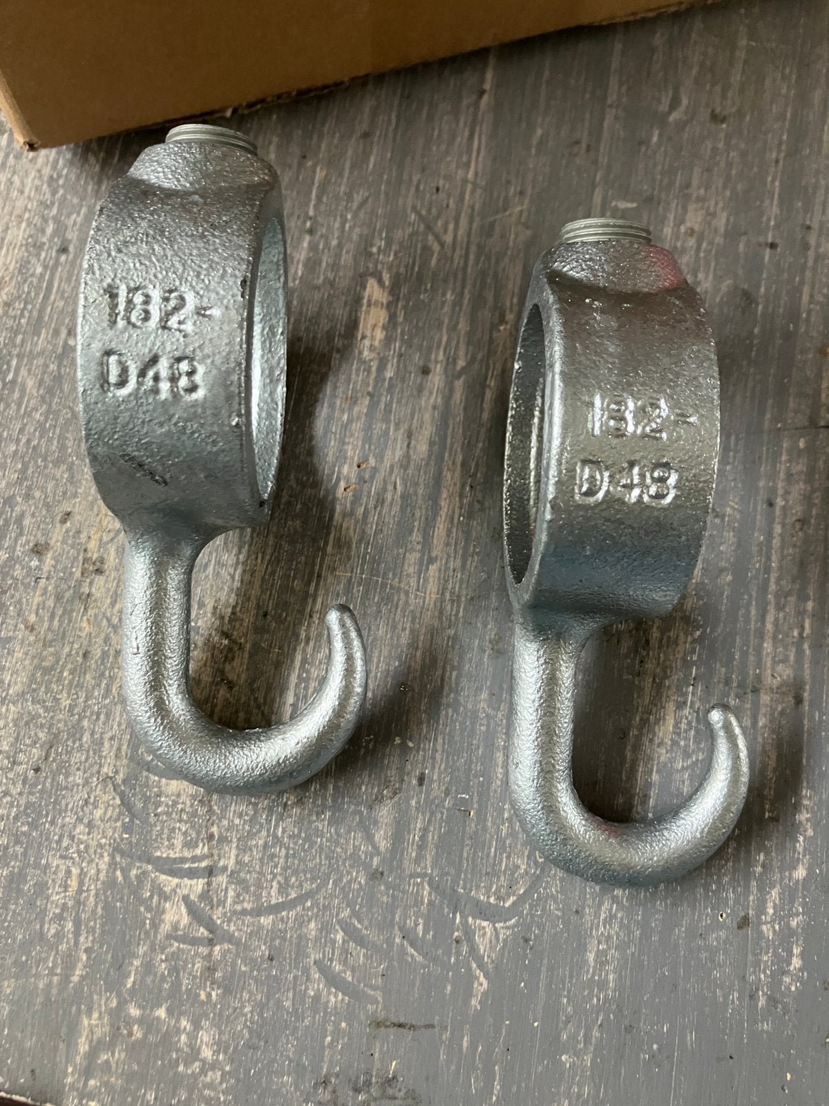 Haak staal 48,3 mm haken 2 stuks, Ophalen of Verzenden, Nieuw