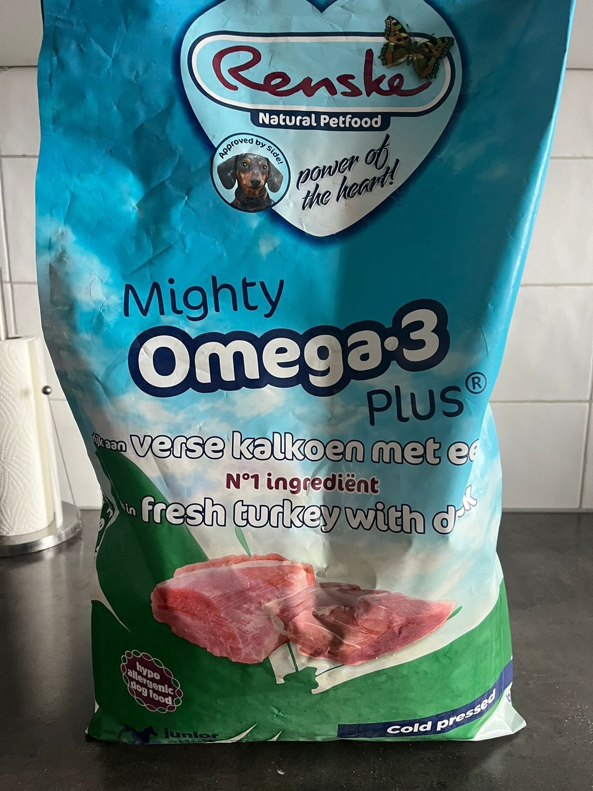 Renske Mighty Omega 3 plus hondebrokken, Ophalen of Verzenden