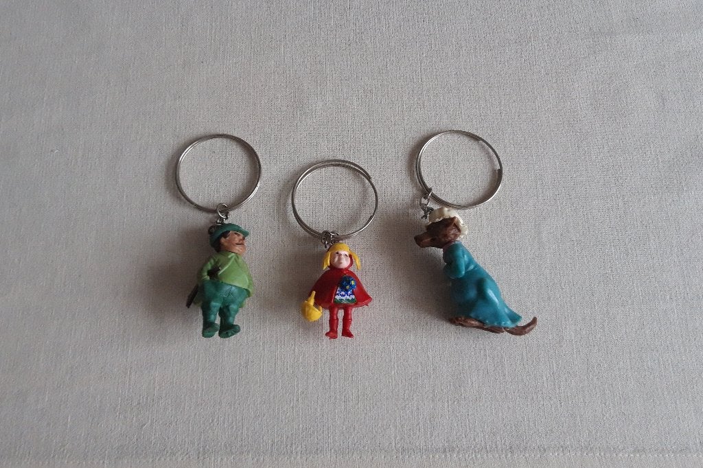 Diverse Roodkapje sleutelhangers, Ophalen of Verzenden, Gebruikt, Knuffel of Figuurtje
