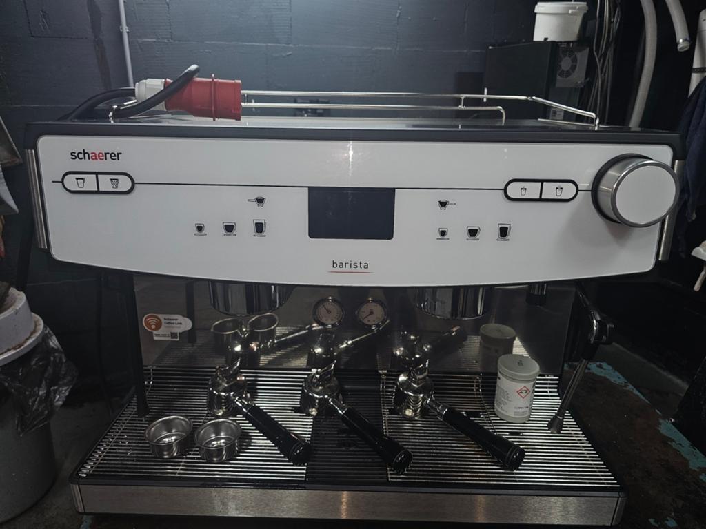 Schaerer Barista Koffiemachine - Zo goed als nieuw, Espresso apparaat, 10 kopjes of meer, Nieuw, Koffiebonen