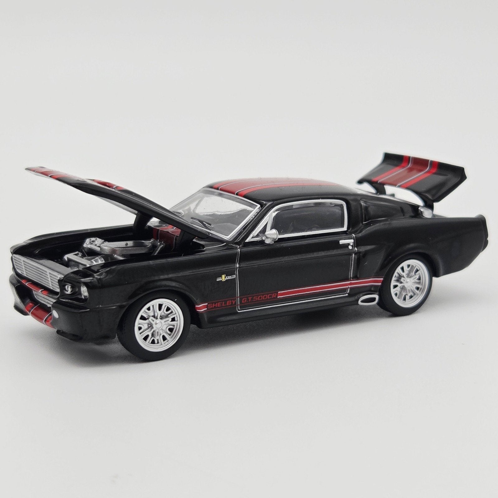Pop Race – Shelby Mustang GT500, dark chrome/red, Mymodelcar@outlook.com, Auto, Ophalen of Verzenden, Pop Race