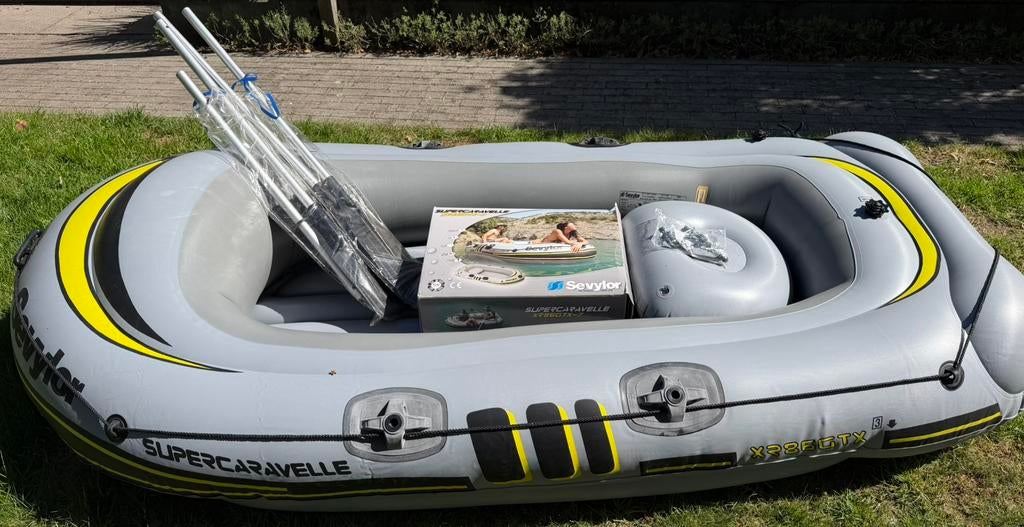 Sevylor rubberboot 3-persoons z.g.a.n.!, Ophalen, Zo goed als nieuw