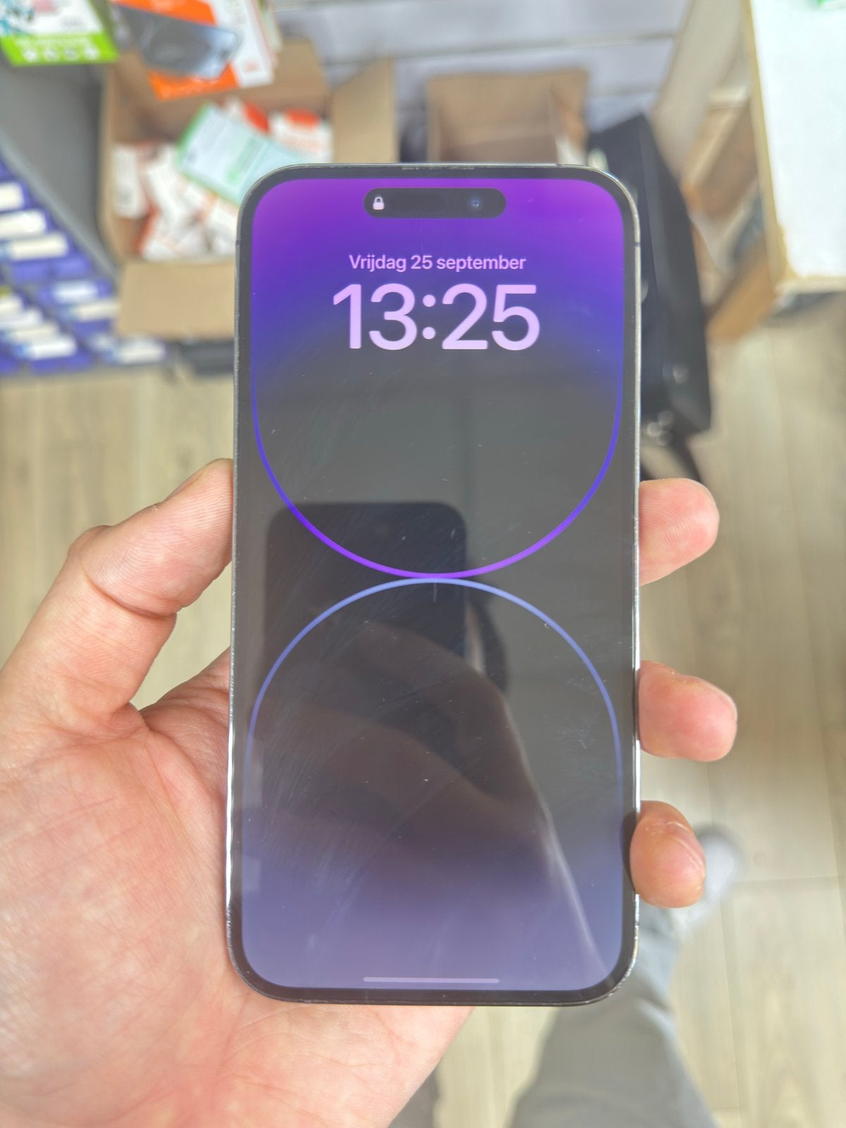 iPhone 14 Pro Max 128 GB – Dieppaars – Zo goed als nieuw, Telecommunicatie, 128 GB, Paars, Ophalen of Verzenden, Zo goed als nieuw