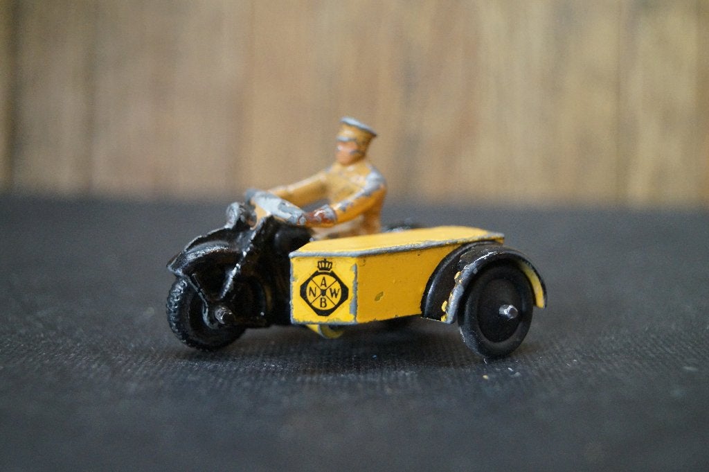 Dinky toy Wegenwacht Side car Holland A.N.W.B. ca 1950, Ophalen of Verzenden