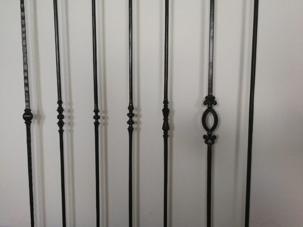 Sierspijlen smeedijzer: trapspijlen massief trap spijl hekje, Zwart, Overige stijlen, Nieuw, Ophalen of Verzenden