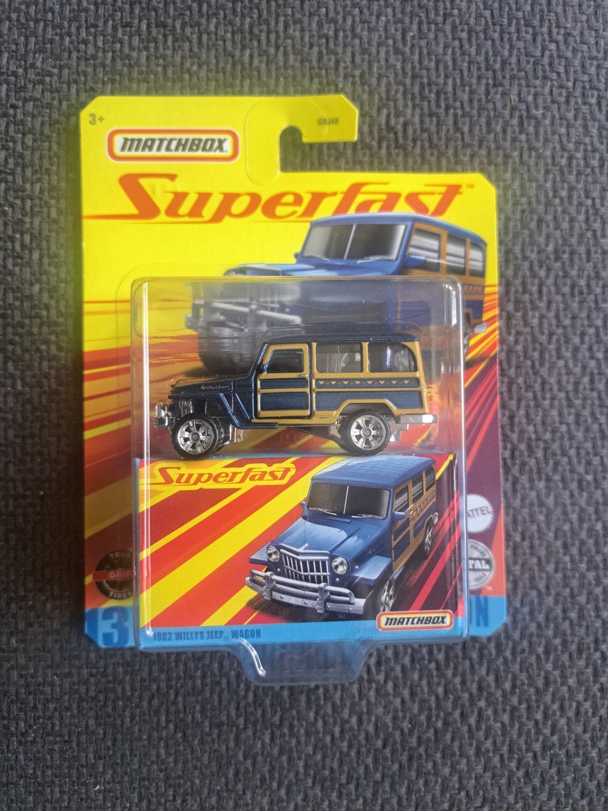matchbox superfast model 1962 willys jeep wagon, Matchbox mattel, Auto, Thailand, Ophalen of Verzenden