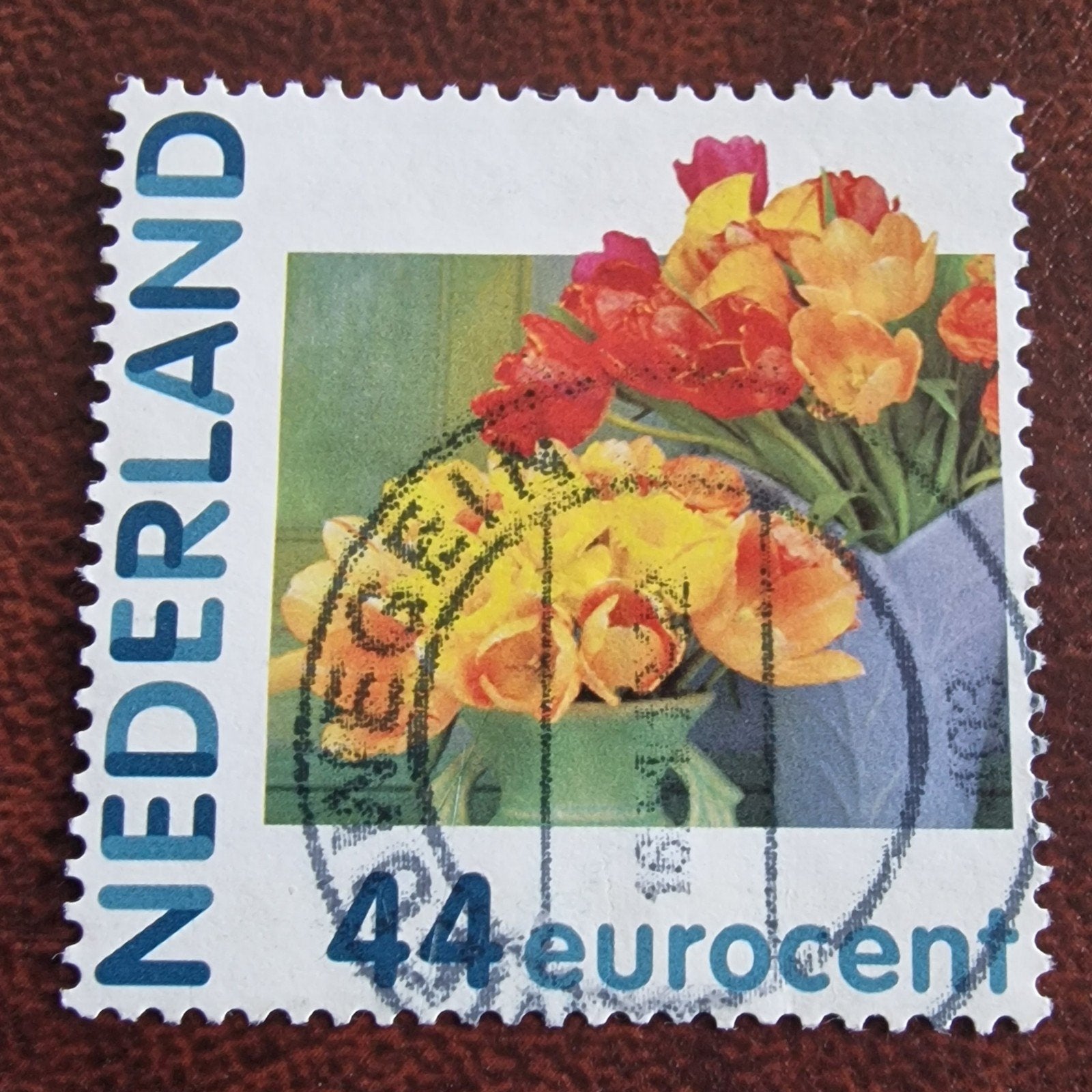 kv1338 persoonlijkebpostzegel  - tulpen Hallmark, Ophalen of Verzenden, Na 1940, Gestempeld
