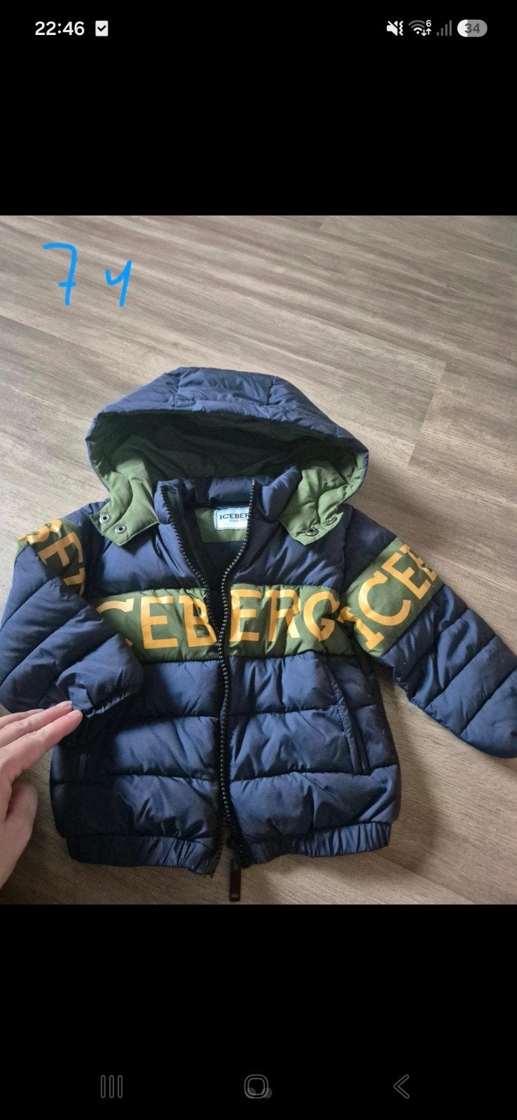 iceberg winter jas, Ophalen of Verzenden, Zo goed als nieuw, Jongetje, Jasje