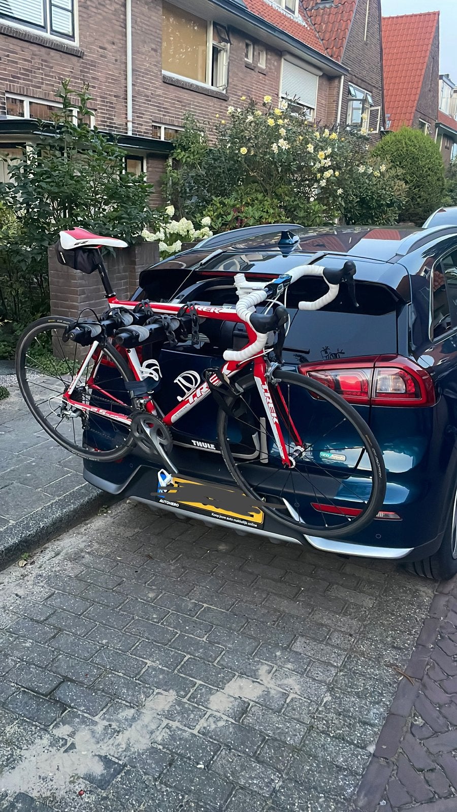 Thule fietsendrager voor 3 fietsen - zonder trekhaak, Ophalen of Verzenden, 3 fietsen of meer, Gebruikt, Achterklepdrager