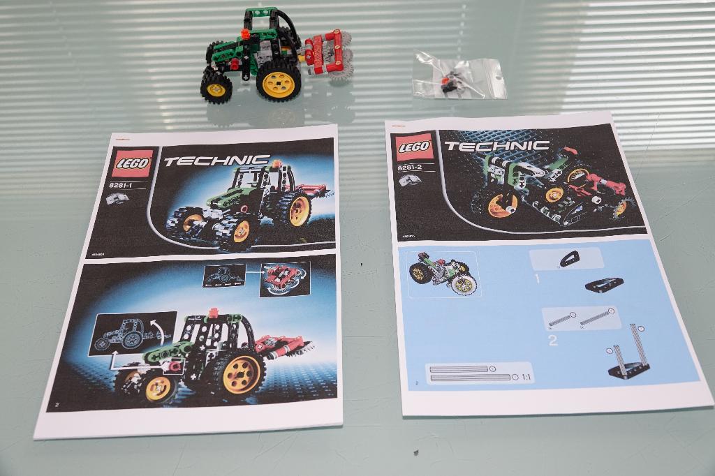 Lego Technic 8281 Mini Tractor (My first Lego), Gebruikt, Lego, Compleet, Ophalen of Verzenden