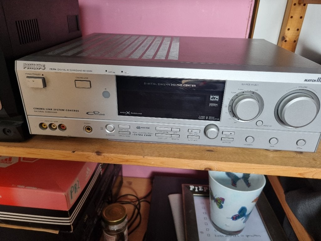 Philips FR996 digital AV surround receiver, Overige merken, Ophalen of Verzenden, Zo goed als nieuw, 60 tot 120 watt