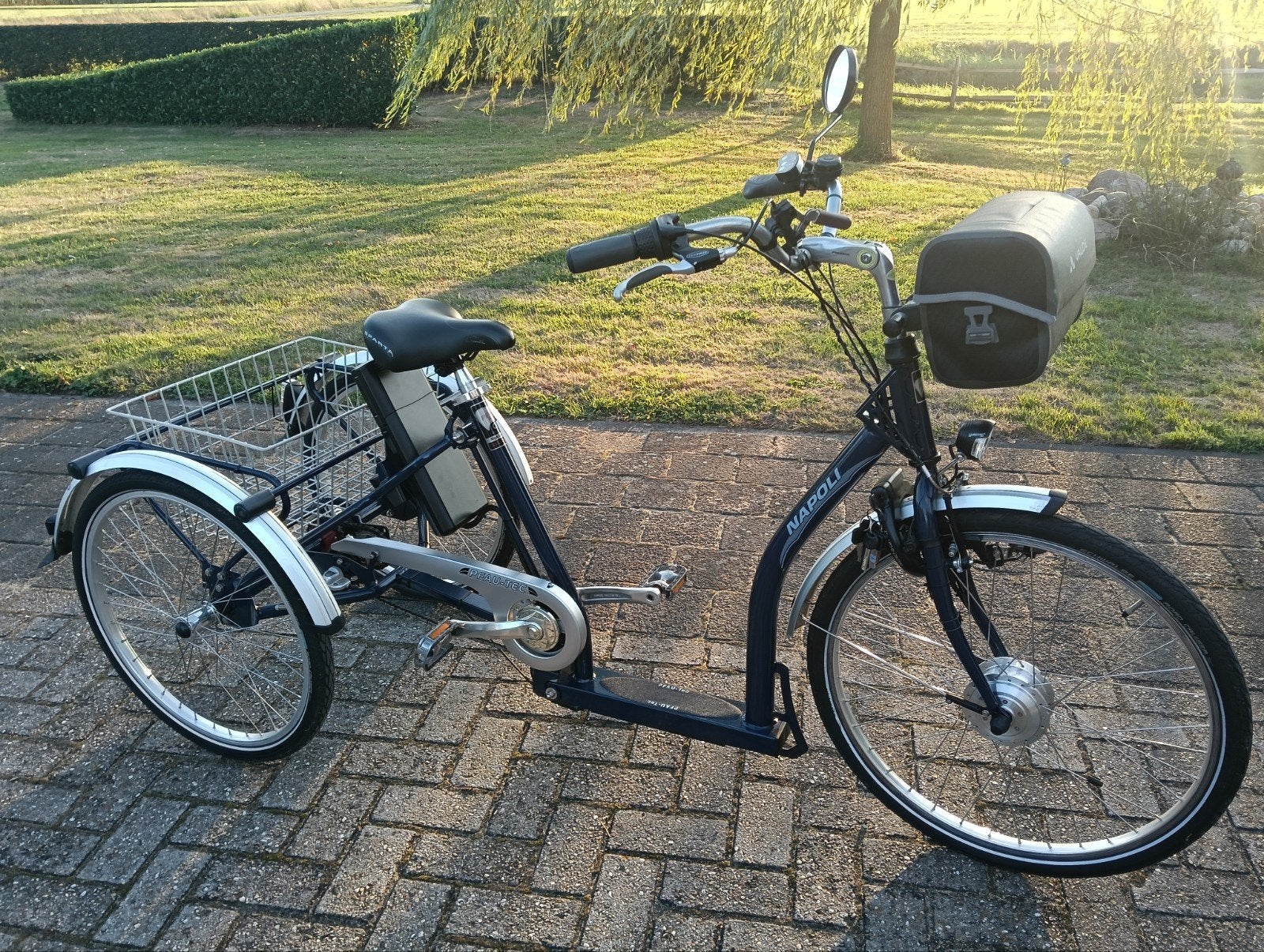 Pfautec Napoli elektrische driewiel fiets, zeer goede staat., Ophalen, Zo goed als nieuw