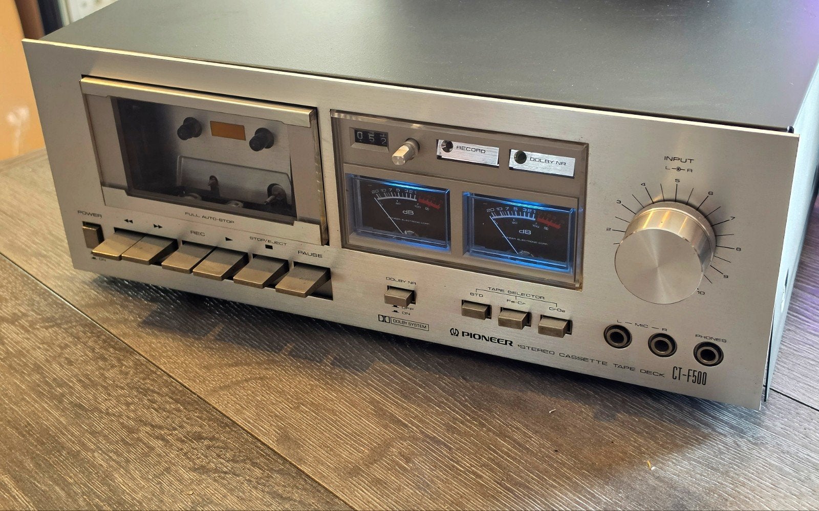 PIONEER CT-F500 • GARANTIE • VOLLEDIG ONDERHOUDEN • VINTAGE, Overige merken, Pioneer Japan, Tape counter, Enkel