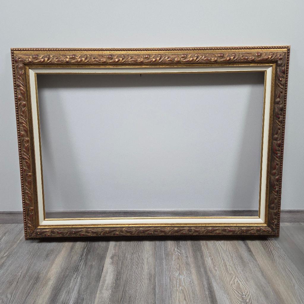 Gouden Barok Schilderijlijst (Hout), Huis en Inrichting, Woonaccessoires | Lijsten, Gebruikt, 50 tot 75 cm, Ophalen of Verzenden