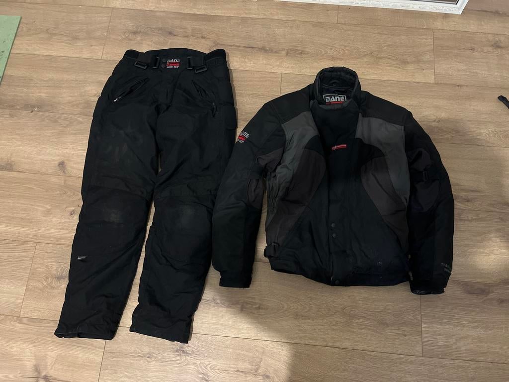 DANE Gore-Tex Motorpak (Jas en Broek), Ophalen of Verzenden, Gedragen, Maat 52/54 (L), Zwart