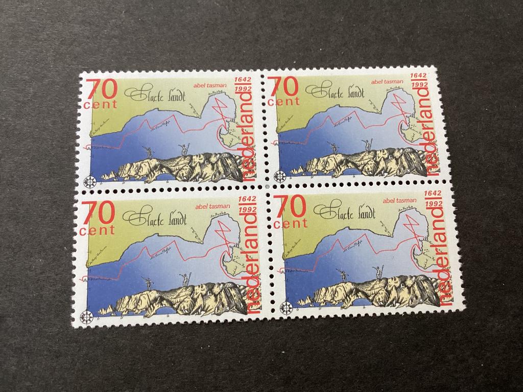 1992, Abel Tasman, 1520/ blok van 4, Verzenden, Na 1940, Postfris