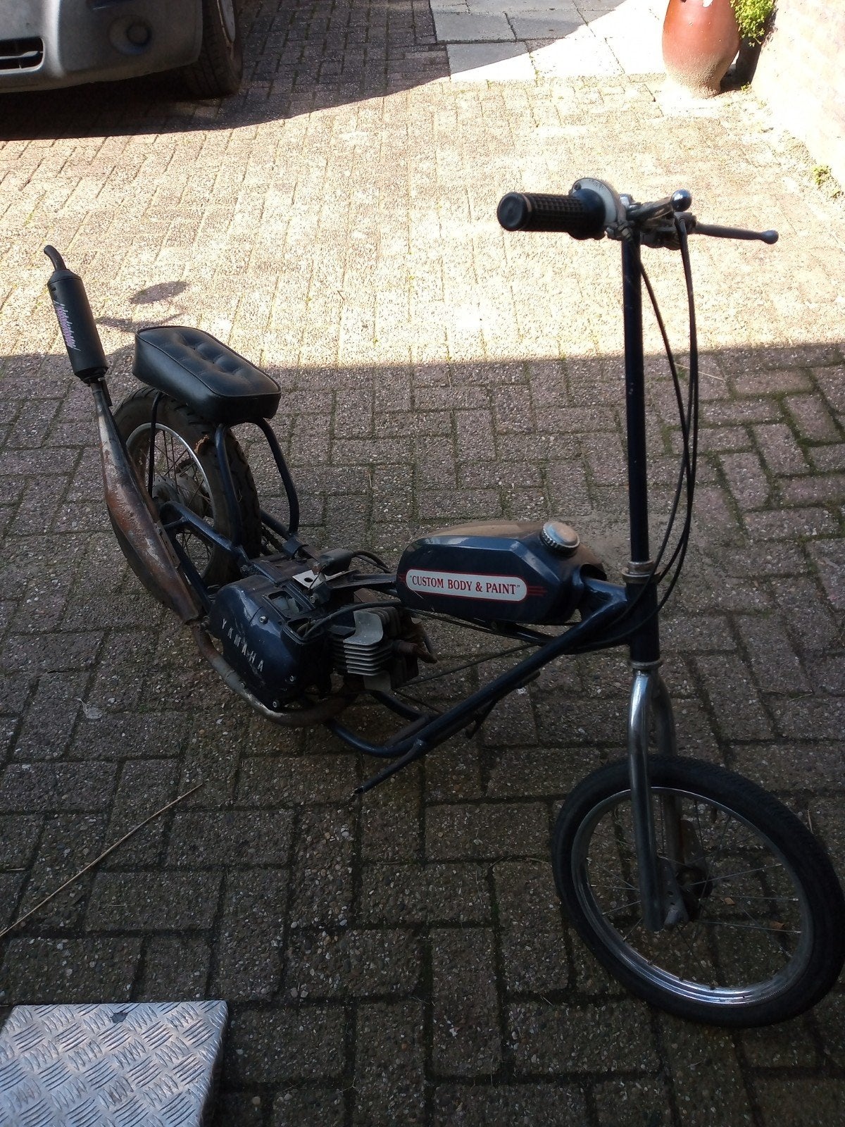 Mini chopper frame waar Yamaha fs1 blok in past., Fietsen en Brommers, Ophalen, Frame, Yamaha