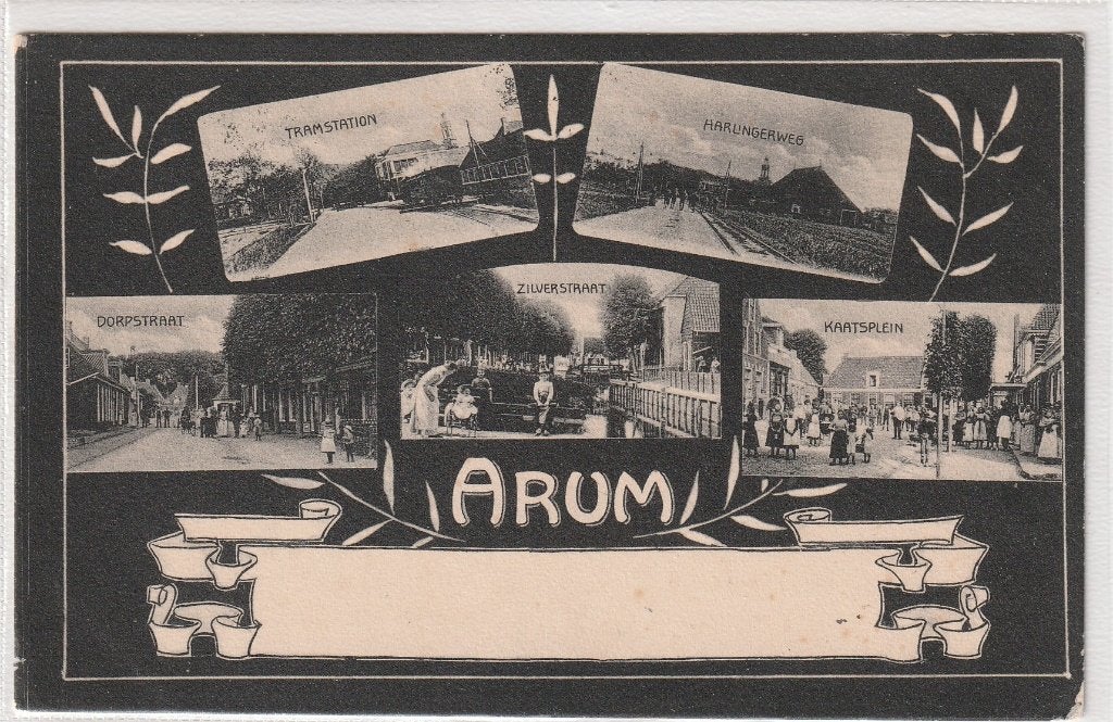Arum, Ophalen of Verzenden, Voor 1920, Gelopen, Friesland