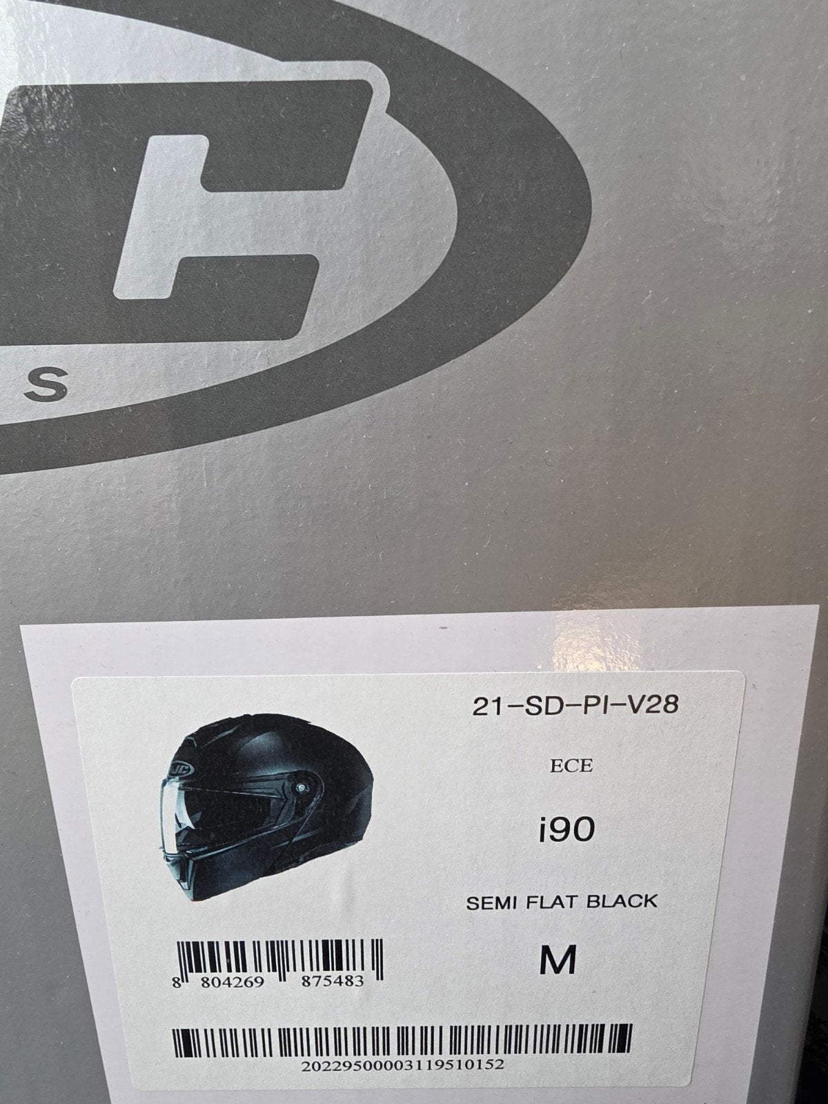 HJC i90 Systeemhelm - Maat M (57-58 cm) - Semi Mat Zwart, Motoren, Kleding | Motorkleding, Overige typen, Dames, HJC, Ophalen of Verzenden