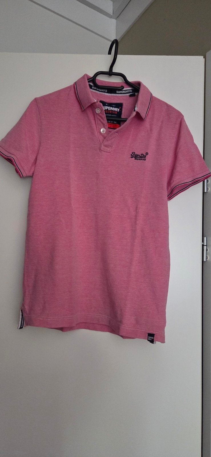 Superdry polo, mt S, Ophalen of Verzenden, Roze, Gedragen, Maat 46 (S) of kleiner