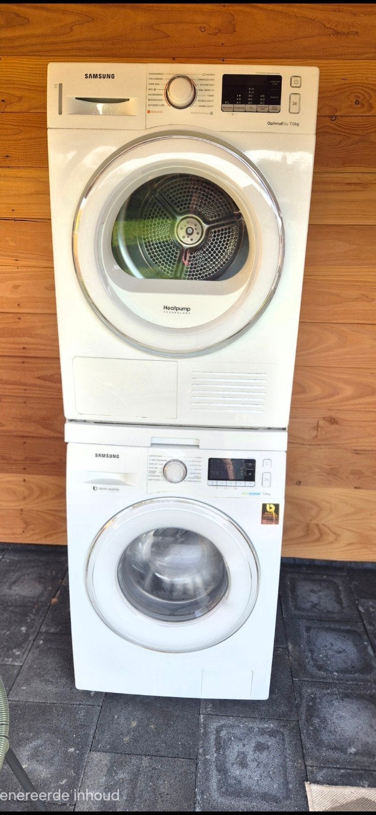 wasmachine en droger te koop, 6 tot 8 kg, Ophalen, 1200 tot 1600 toeren, 85 tot 90 cm