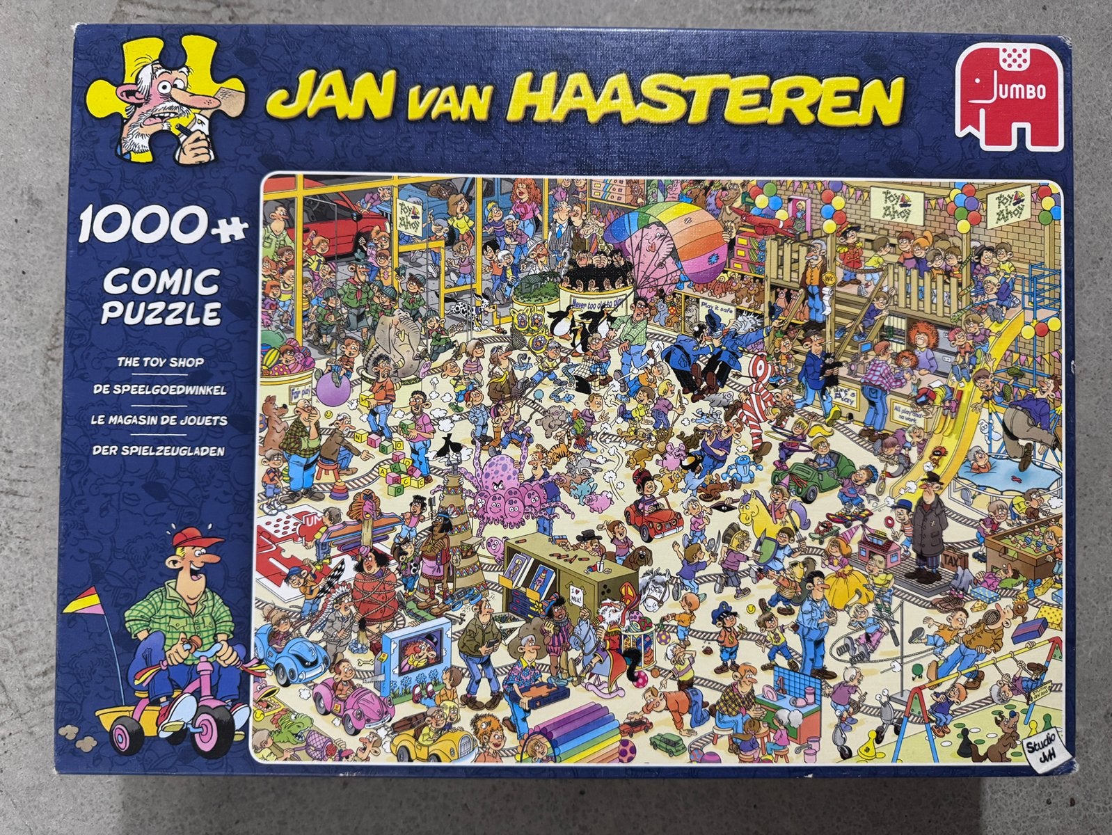 Jan van haasteren 1000 stukjes, Ophalen, 500 t/m 1500 stukjes, Zo goed als nieuw