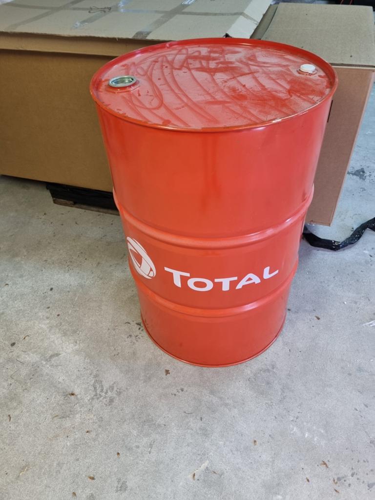 Olie vat/ton 200 liter, Ophalen of Verzenden