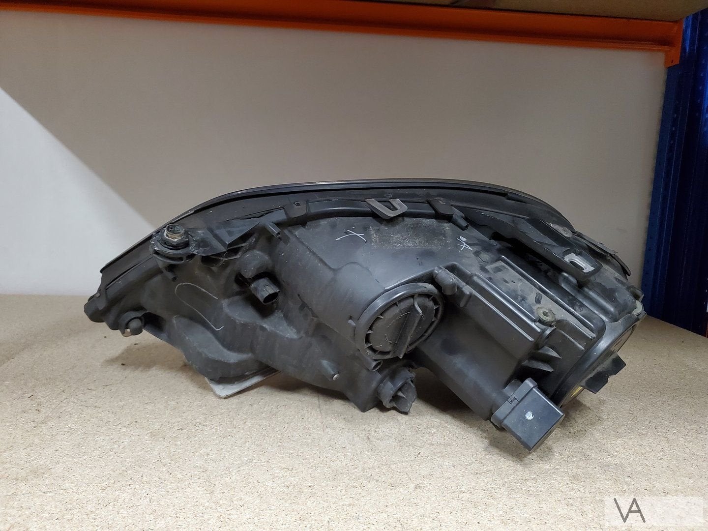 Mercedes ML W164 2005-2009 xenon koplamp rechts zwarte inleg, Gebruikt, -, Ophalen of Verzenden, -