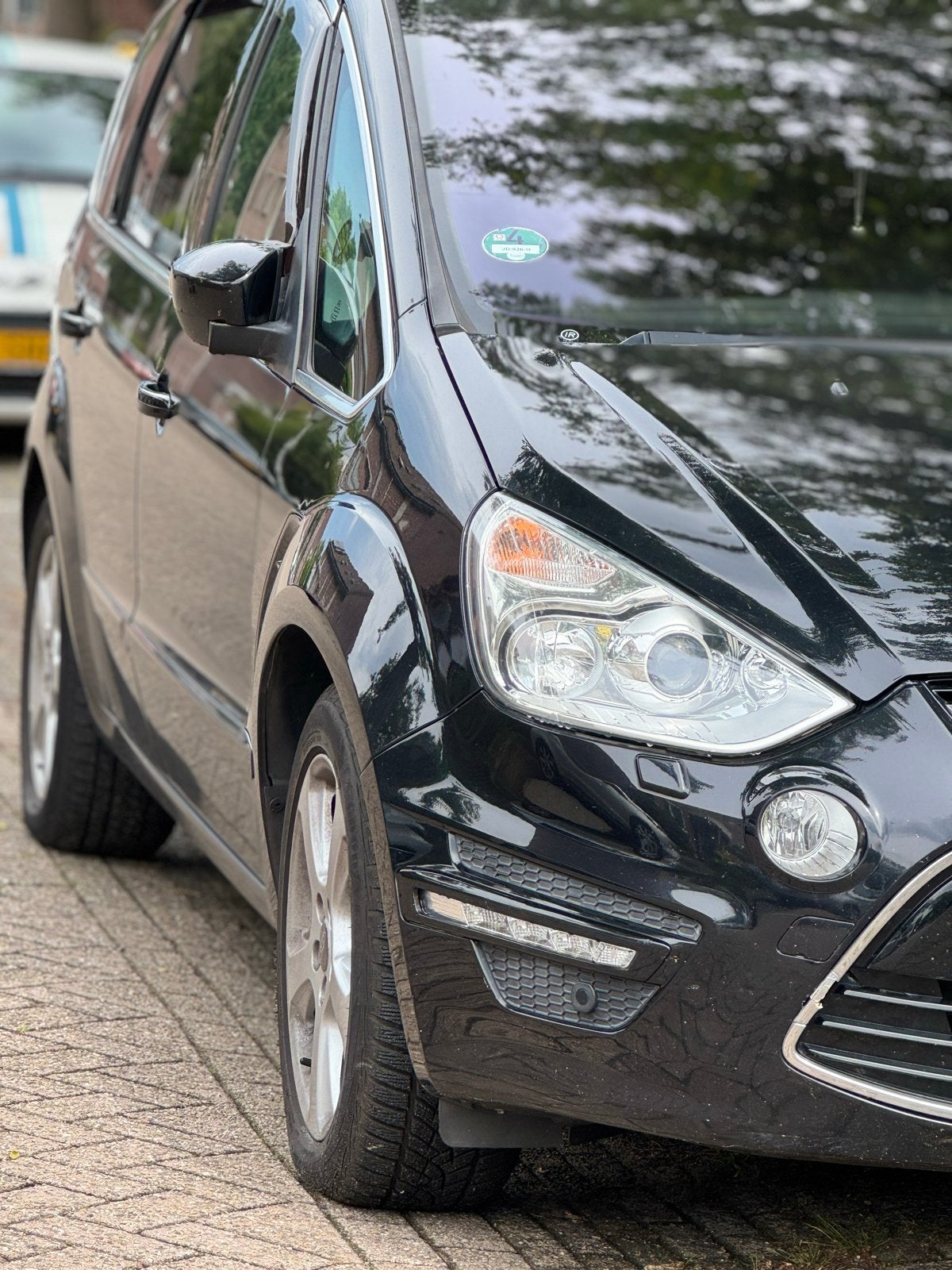Ford S-Max 2.0 Stci 149KW Powershift 2013 Zwart, Auto's, Ford, 4 cilinders, 7 stoelen, Zwart, Particulier