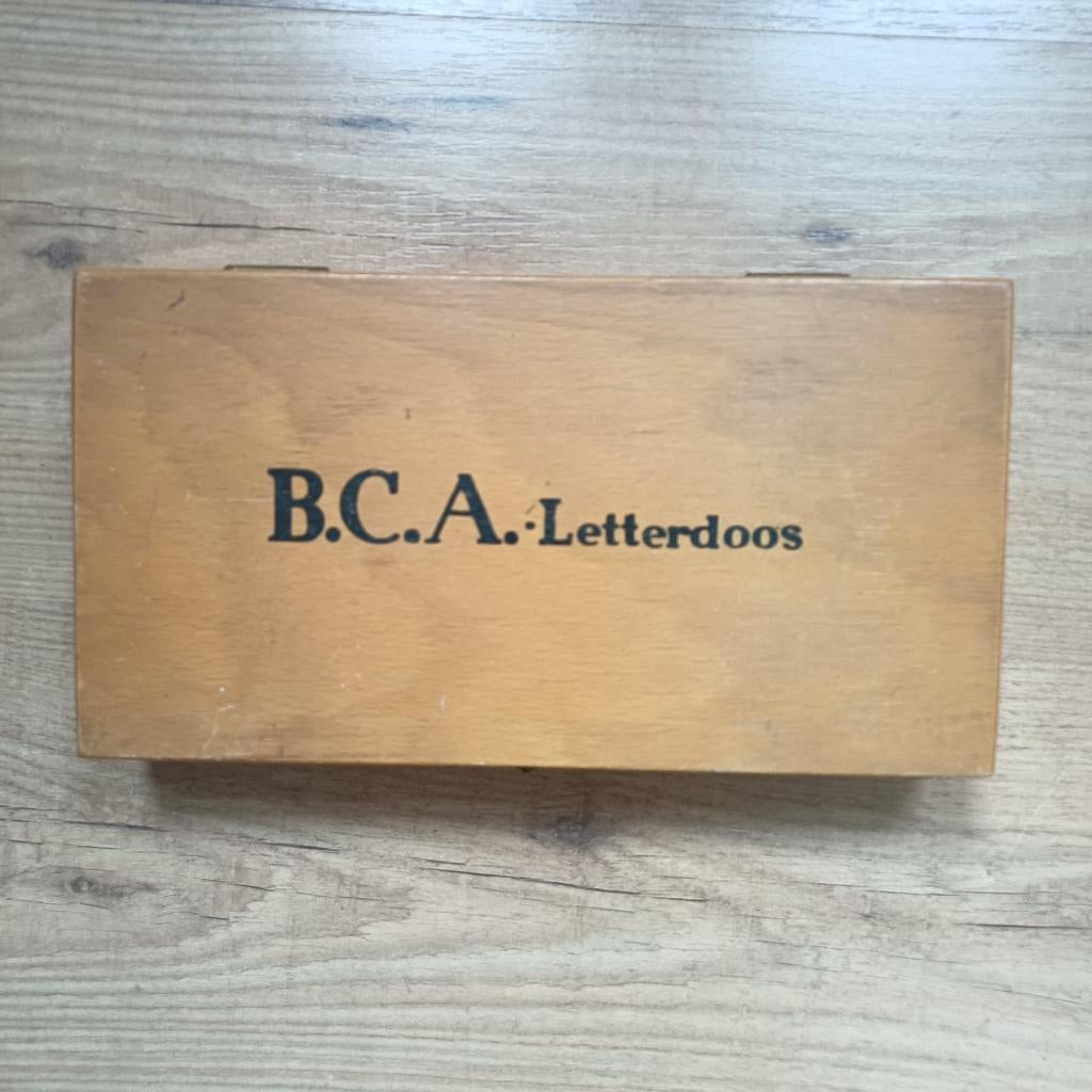 Vintage BCA Letterdoos - Educatief Spel voor Taal en Lezen, Ophalen of Verzenden, Gebruikt, Taal en Lezen