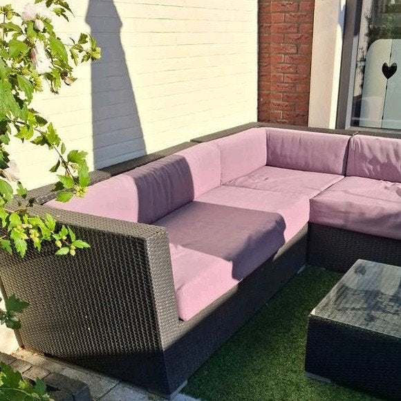 Loungeset, Ophalen, Gebruikt, Kunststof, Bank