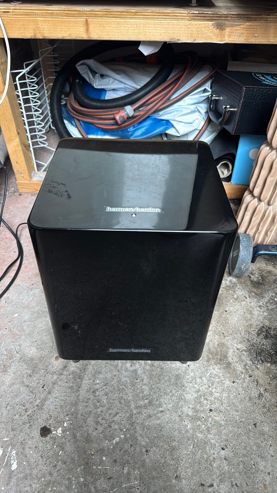 Harman/Kardon HKTS210SUB/230, Audio, Tv en Foto, 150 watt of meer, Gebruikt, Subwoofer, Ophalen of Verzenden