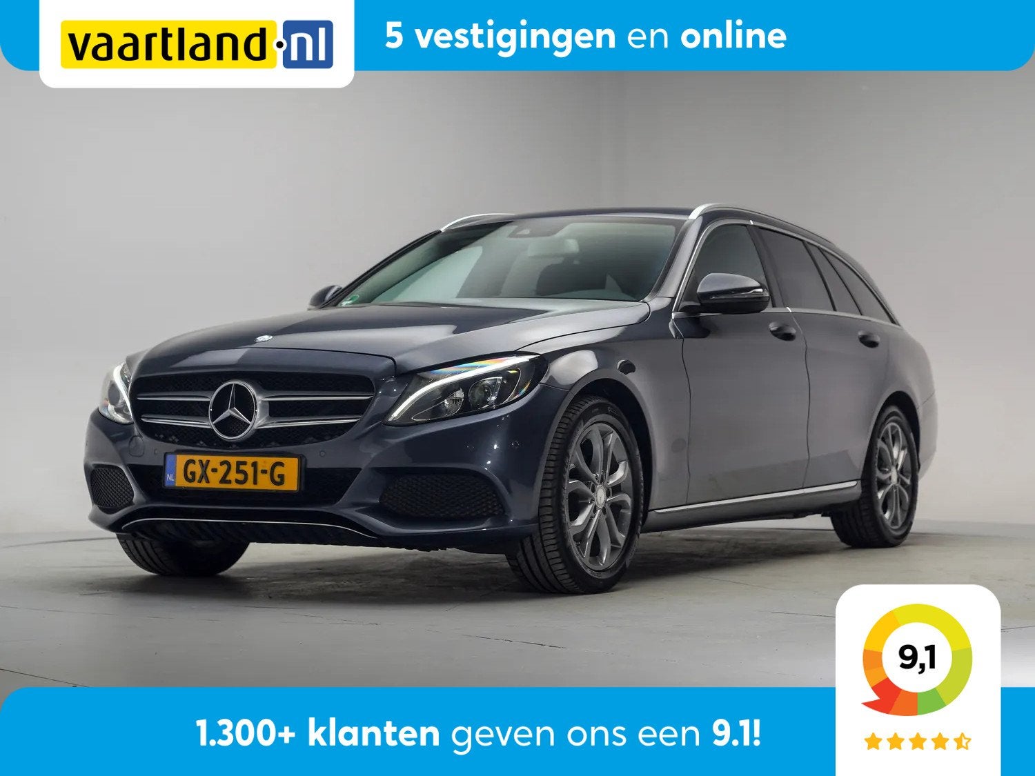 Mercedes-Benz C-Klasse 180 Prestige [ Trekhaak Burmester Nav, Automaat, Achterwielaandrijving, 1395 kg, 5 stoelen