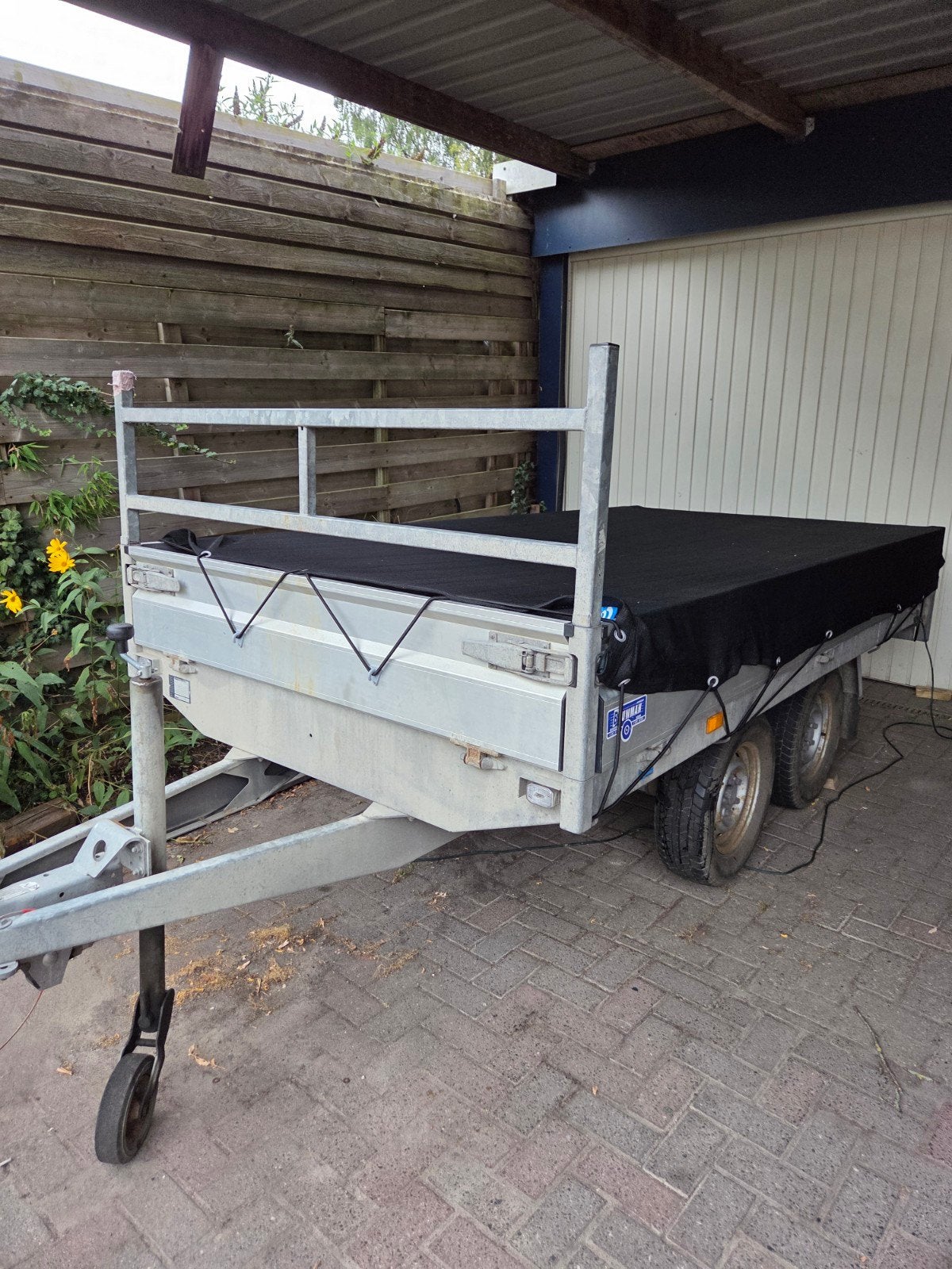 Hapert plateauwagen 335x 180, Ophalen, Zo goed als nieuw