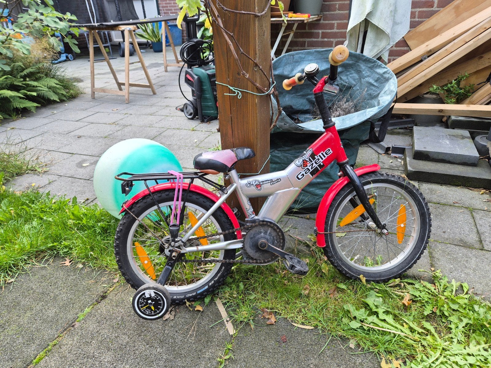 Gazelle kinderfiets met zijwieltjes - Ideaal als oefenfiets, Ophalen