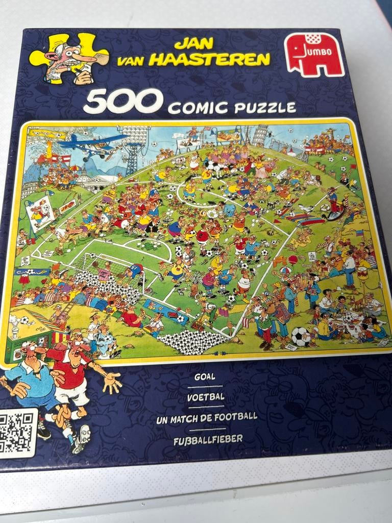 Jan van Haasteren Voetbal Comic Puzzel 500 stukjes, Ophalen of Verzenden, Zo goed als nieuw