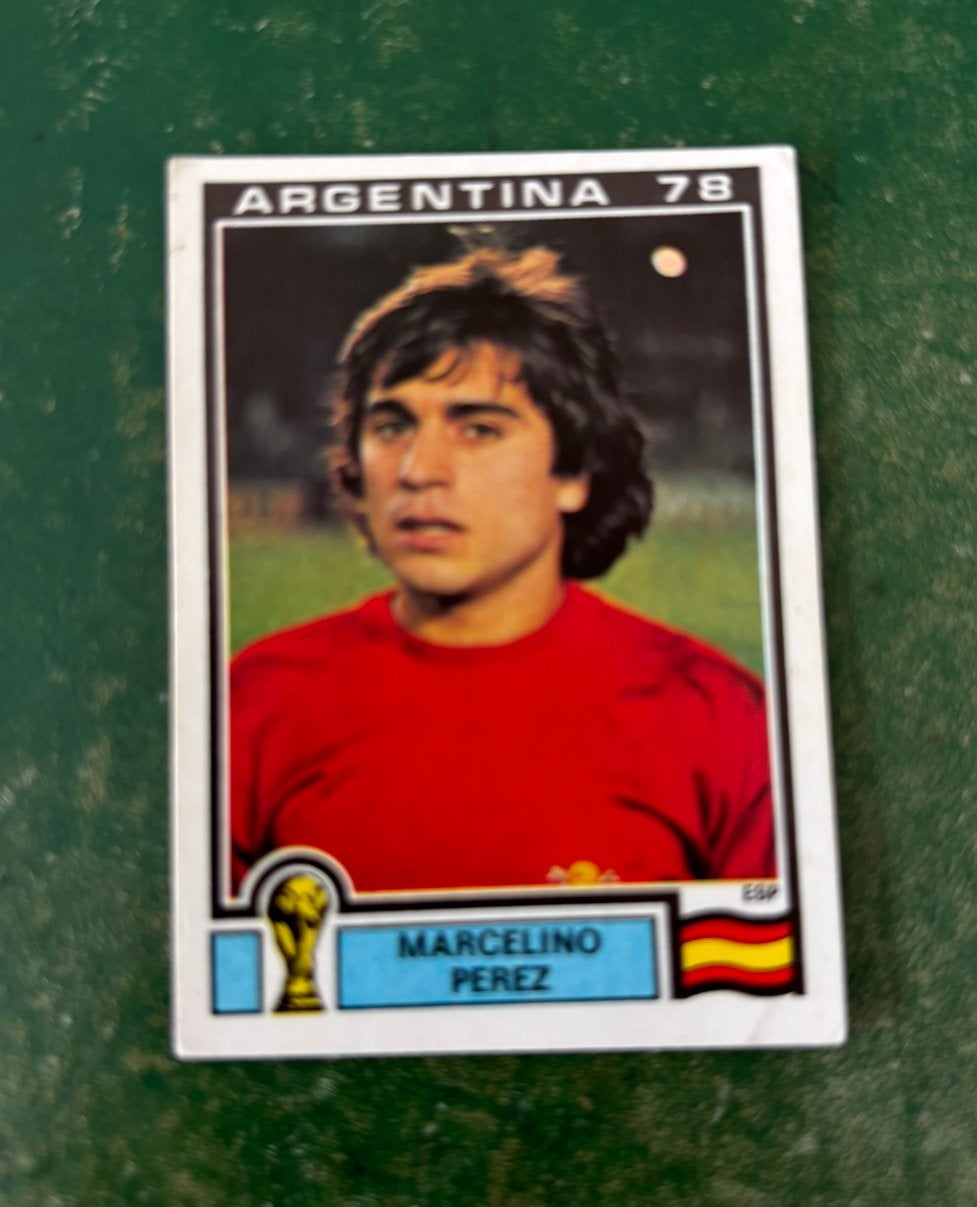 Panini plaatje Marcelino Perez Spanje WK 78, Ophalen of Verzenden