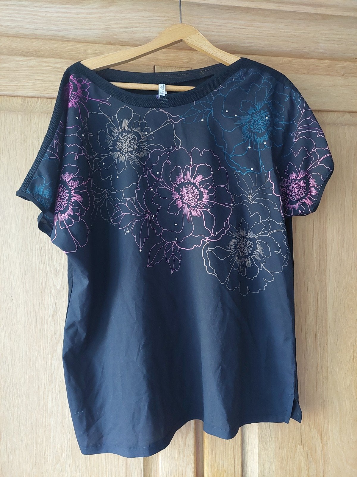 Leuke top,maat XL, Miss Etam, goede staat, Blauw, Maat 46/48 (XL) of groter, Ophalen of Verzenden, Zo goed als nieuw