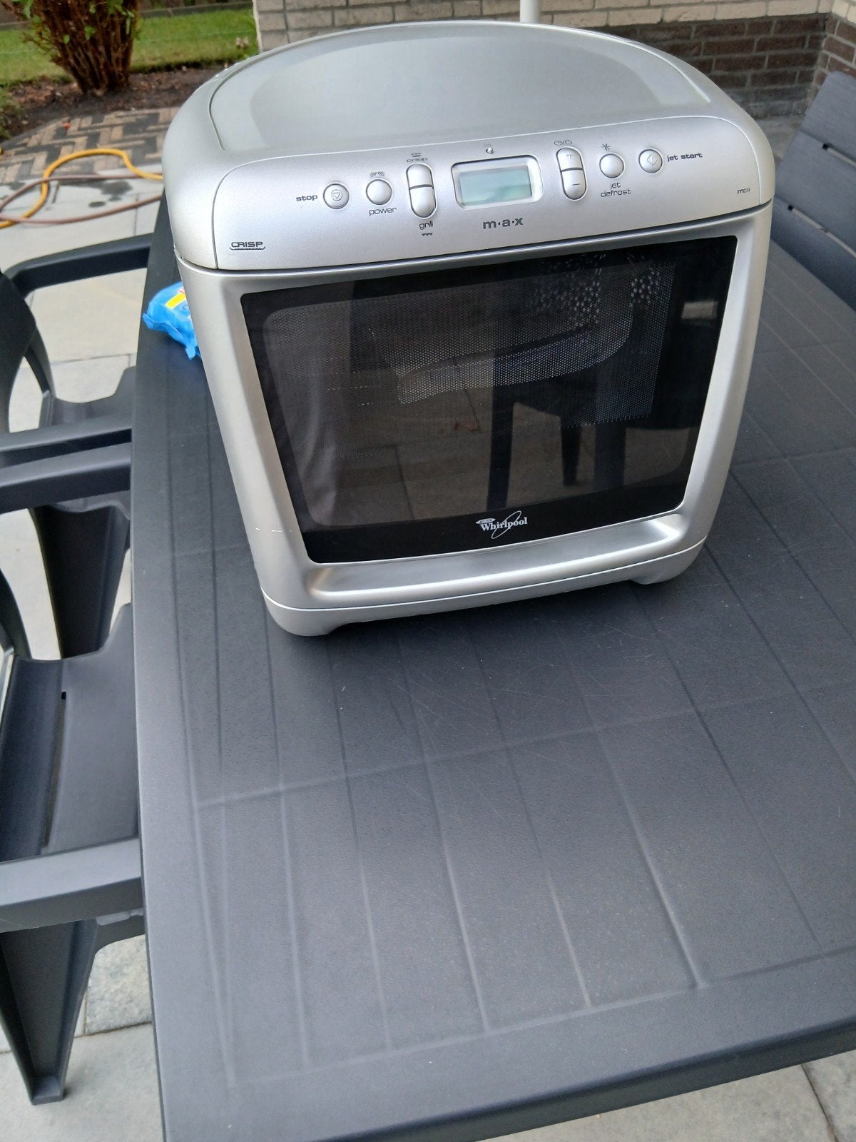 Whirlpool MAX 25 combimagnetron met Crisp en Grill, Witgoed en Apparatuur, Magnetrons, Ophalen