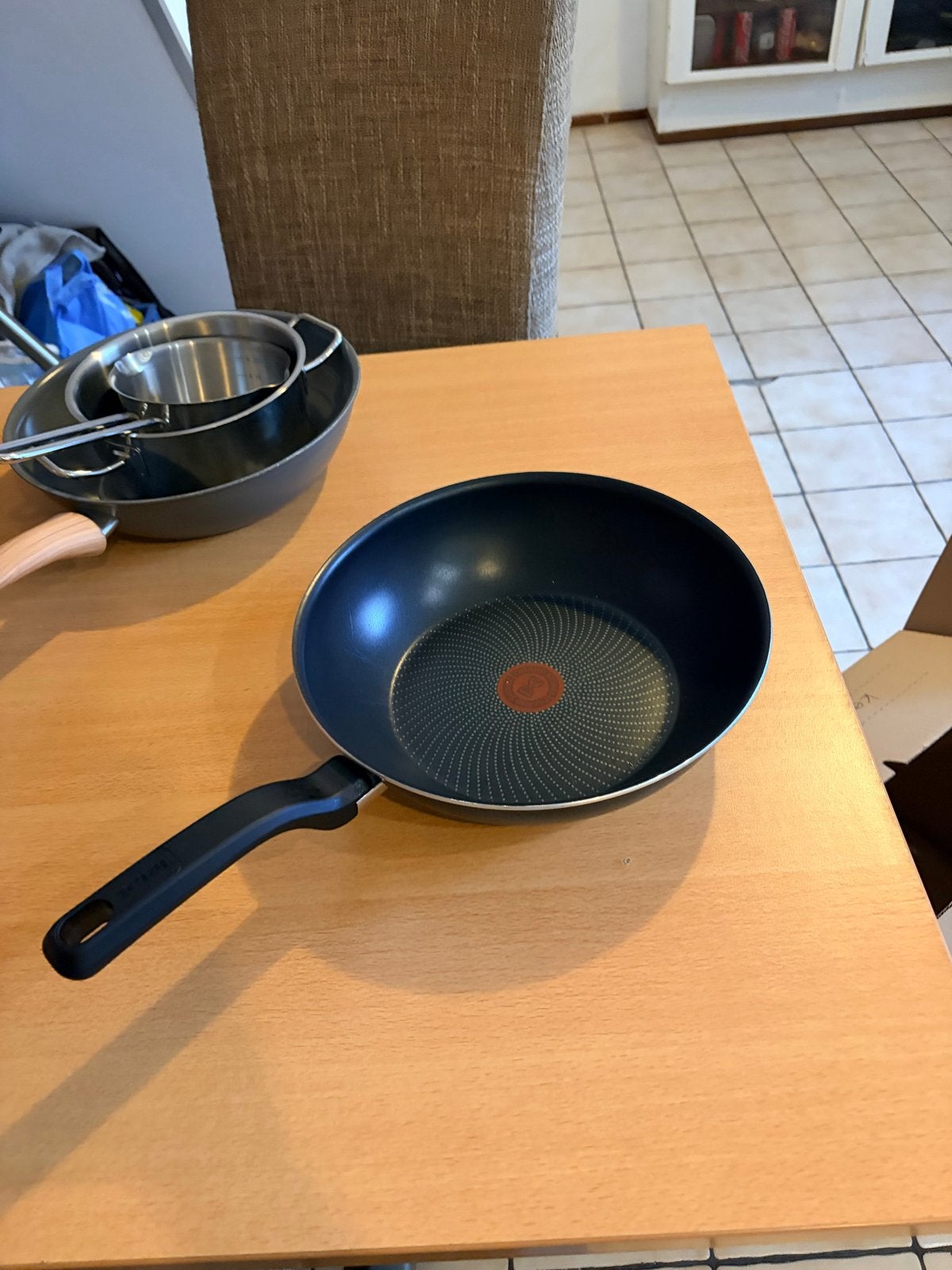 Tefal Wokpan - Ideaal voor Roerbakgerechten, Antiaanbaklaag, Aluminium, Ophalen of Verzenden, Wok