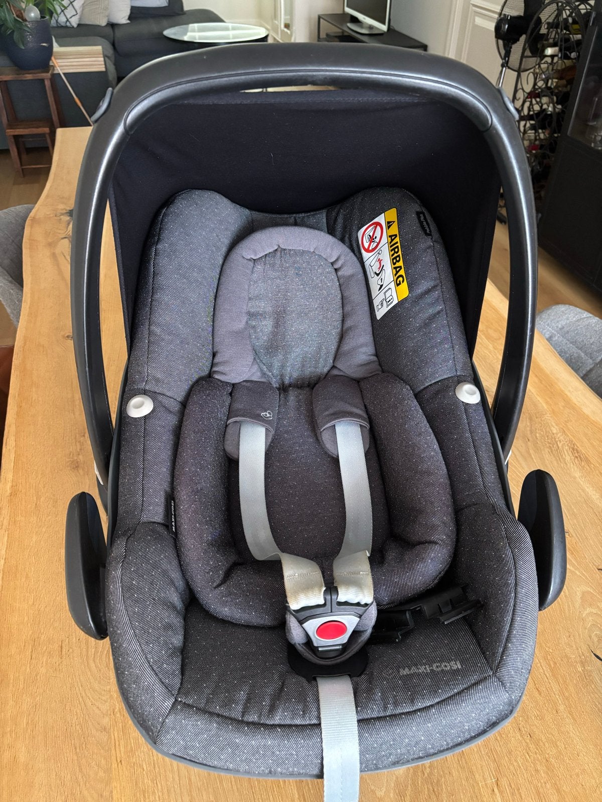 Maxi Cosi Pebble Plus, Kinderen en Baby's, Autostoeltjes, Ophalen, Autogordel of Isofix, Gebruikt, Zijbescherming