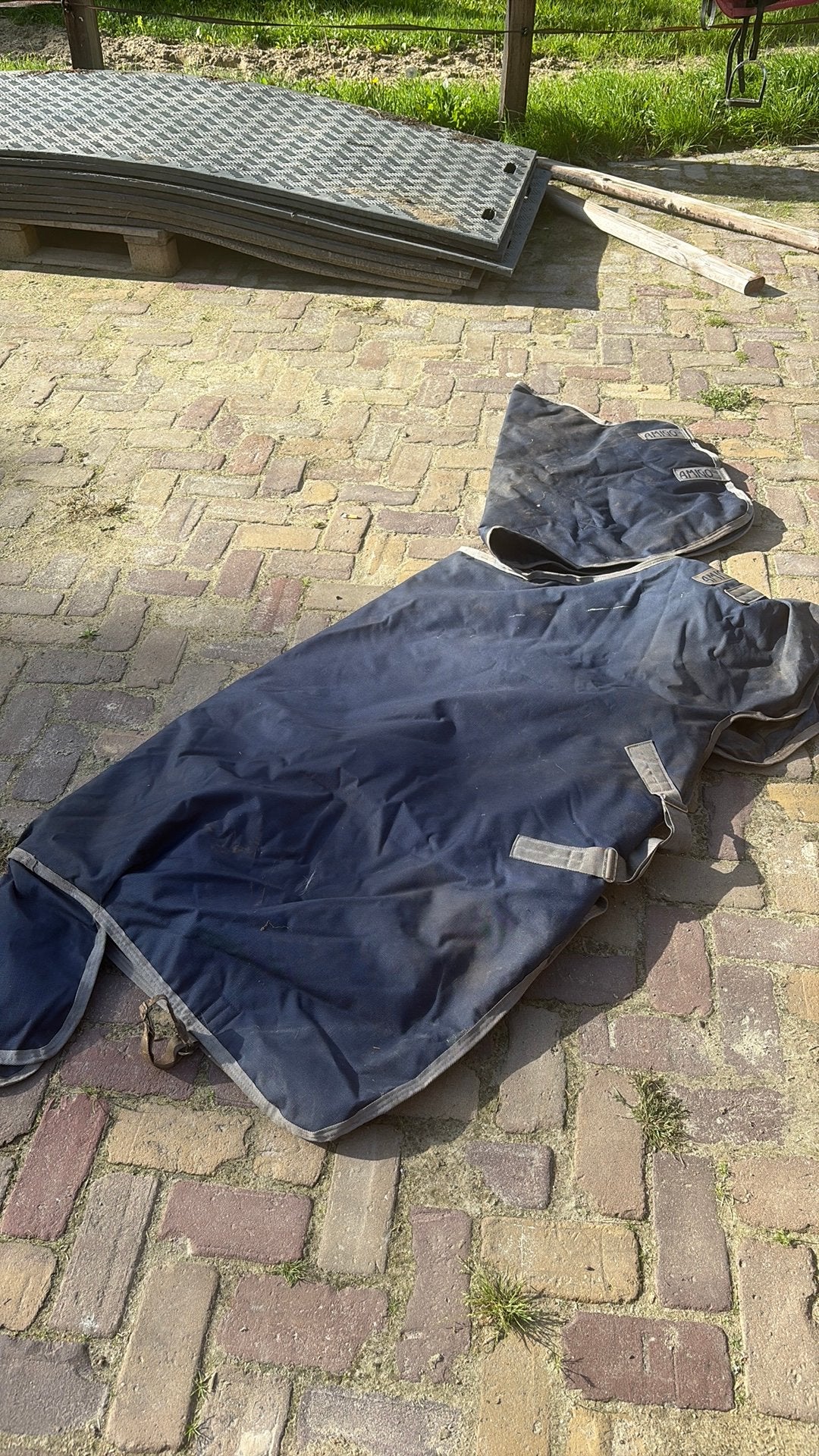 Amigo deken 150 gram met hals maat 5.0 pony, Ophalen, Gebruikt, 150 g, Pony (P)
