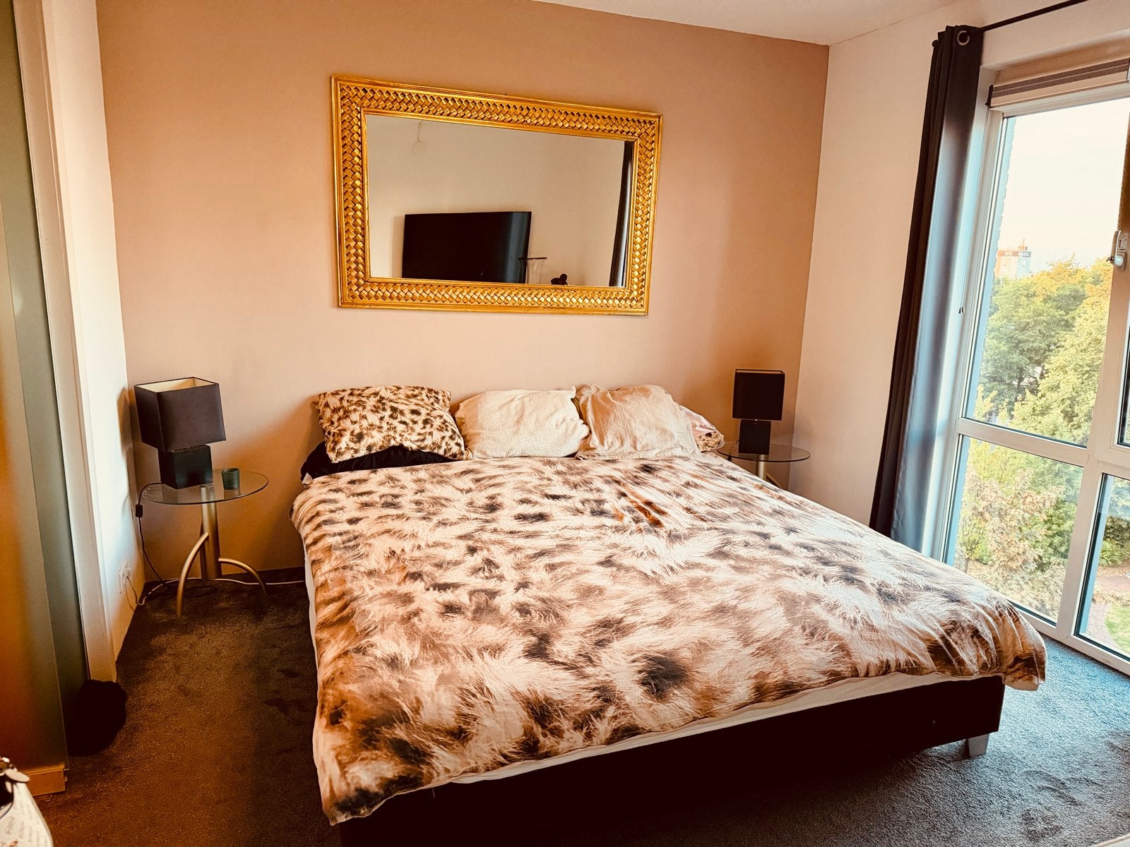 Softside Waterbed Mono 200 bij 220, Solo-systeem, Gebruikt, Tweepersoons, Ophalen of Verzenden