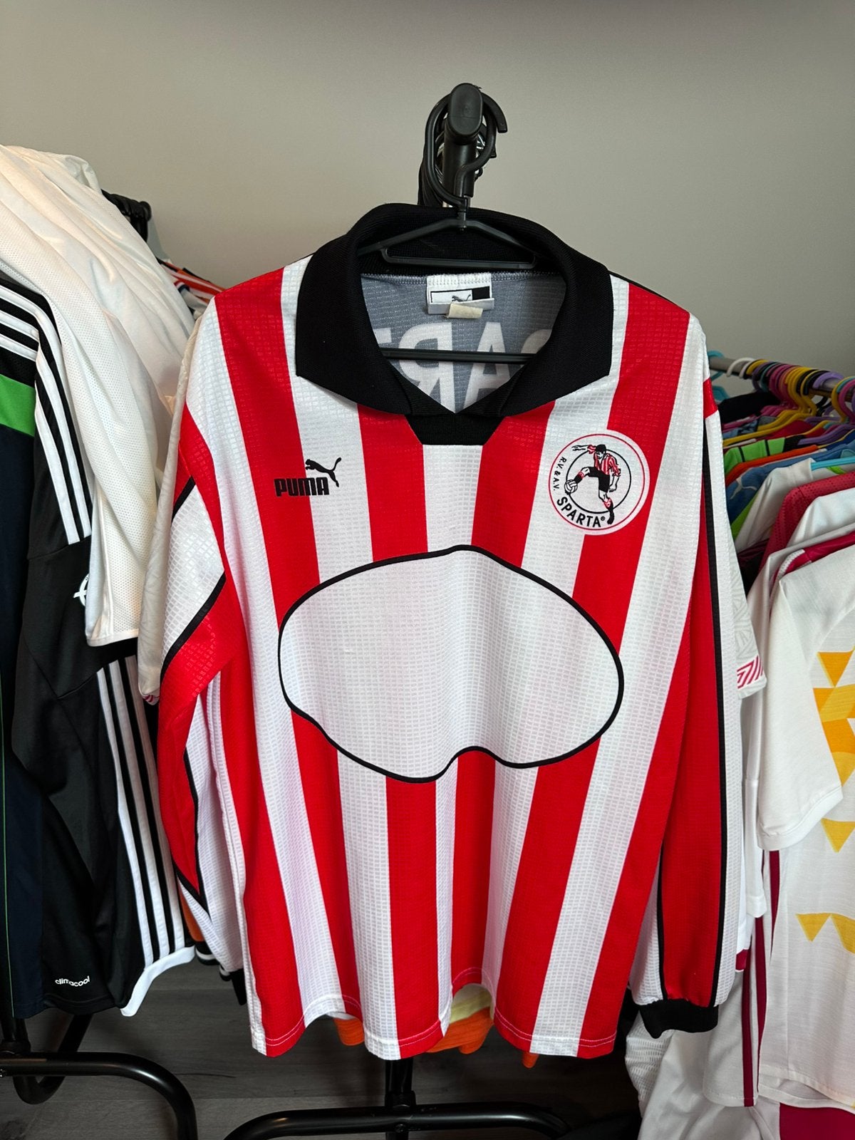 Oud Sparta Rotterdam voetbal shirt uit de jaren 90, Maat M, Verzenden, Zo goed als nieuw, Shirt