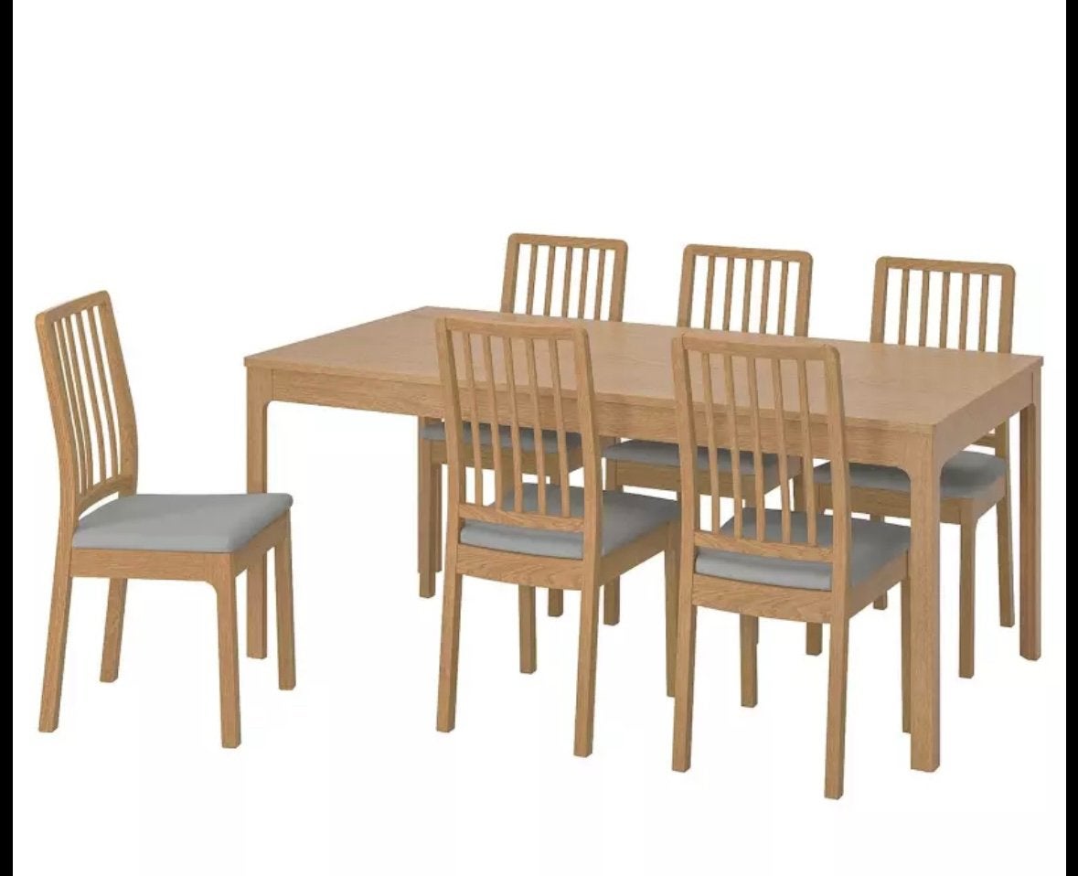 IKEA Ekedalen eettafel lichtbruin (120-180cm), Ophalen, Gebruikt, 50 tot 100 cm, Vijf personen of meer